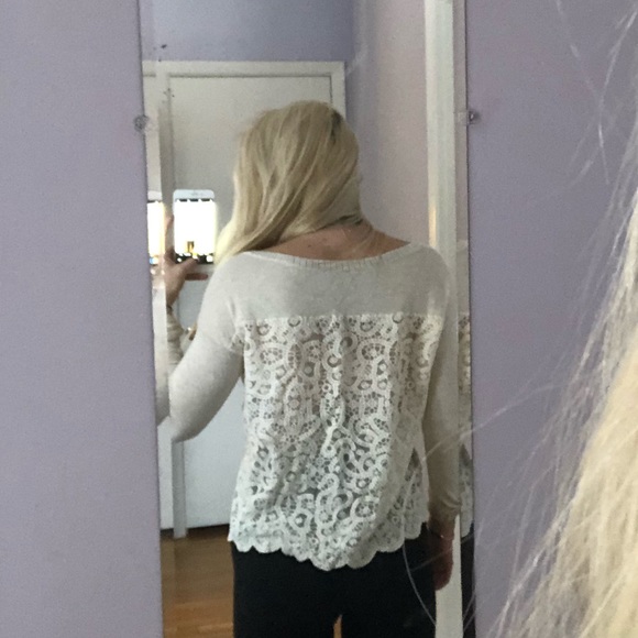 American Eagle sweater with lace back - Picture 8 of 8